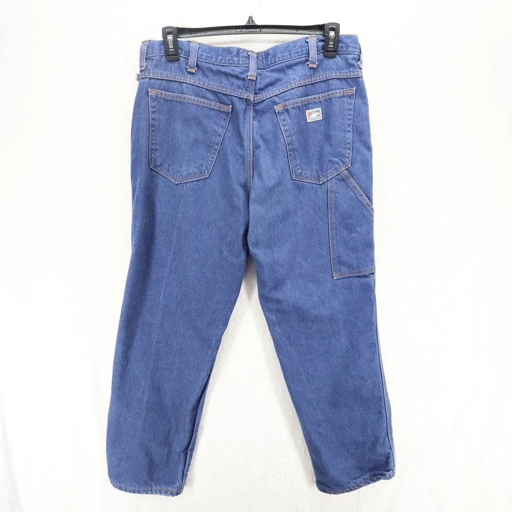 Tyndale Mens FR Jeans HRC 4 Flame Resistant Flannel Lined USA 38x30 U276T